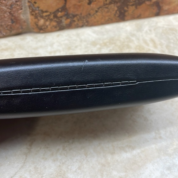 Versace Hard Shell Case Glasses Sunglasses Eyeglasses Black Gold Tone - Picture 6 of 10